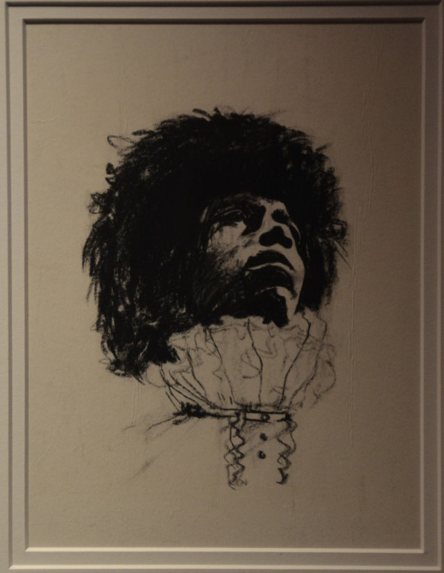 Jimi Hendrix – Sketch by Freddie Mercury.jpg