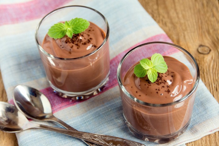 Шоколадный пудинг на основе желтков. / Фото: chocosite.ru