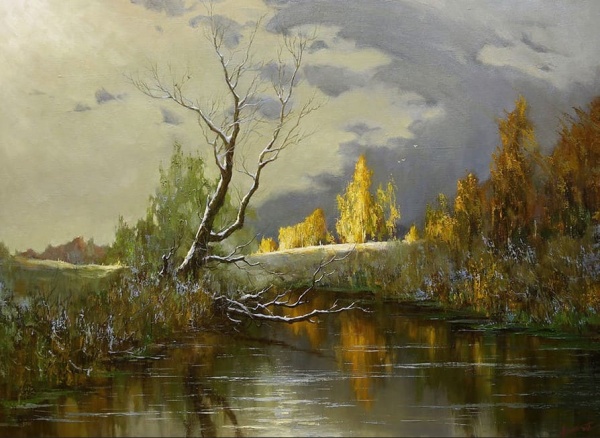 Художник Степан Нестерчук. Есть тоска весёлая в алостях зари 