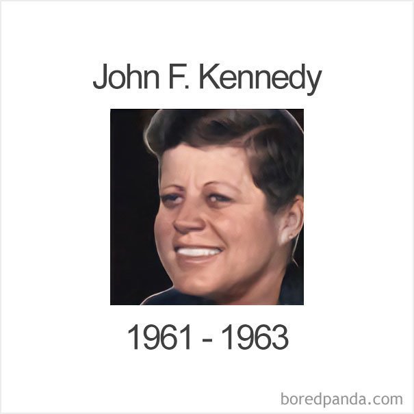 Джон Кеннеди женщины, мужчины, неожиданно, президенты, президенты сша, прикол, сша, фото