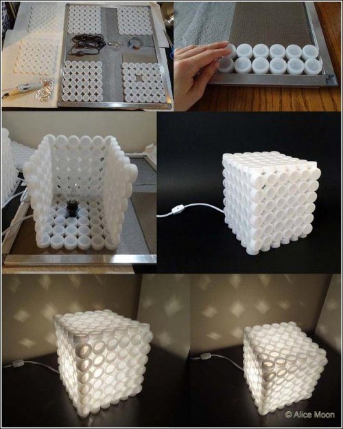 Креативное применение крышек от пластиковых бутылок из пластиковых крышек