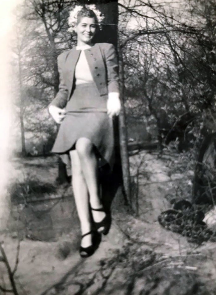A Photo Of Herself That My Grandmother Sent To My Grandfather When He Was Away At War, 1943