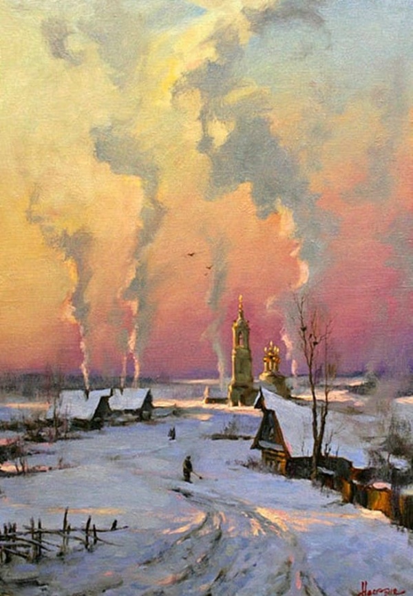 Художник Степан Нестерчук. Есть тоска весёлая в алостях зари 