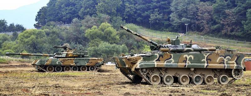 Российская бронетехника в южнокорейской армии оружие,танки