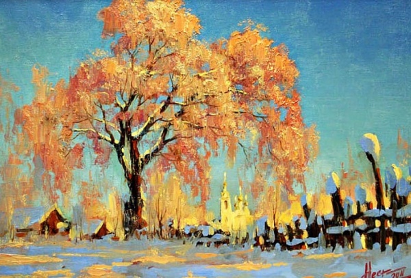 Художник Степан Нестерчук. Есть тоска весёлая в алостях зари 