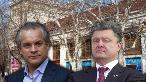 Кукла по имени Порошенко в руках у молдавского кукловода Плахотнюка