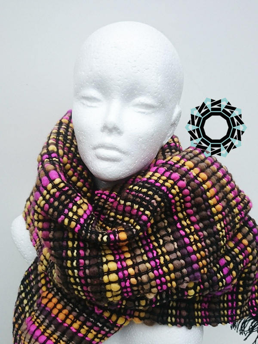 Модный тренд — стильный тканый шарф. Идеи и мастер-класс от Rachel Denbow мастер-класс,мода,рукоделие