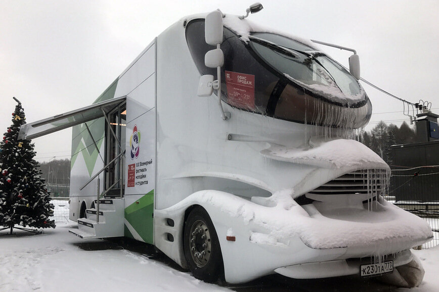 Футуристический грузовик за 66 млн рублей оставили в Подмосковье