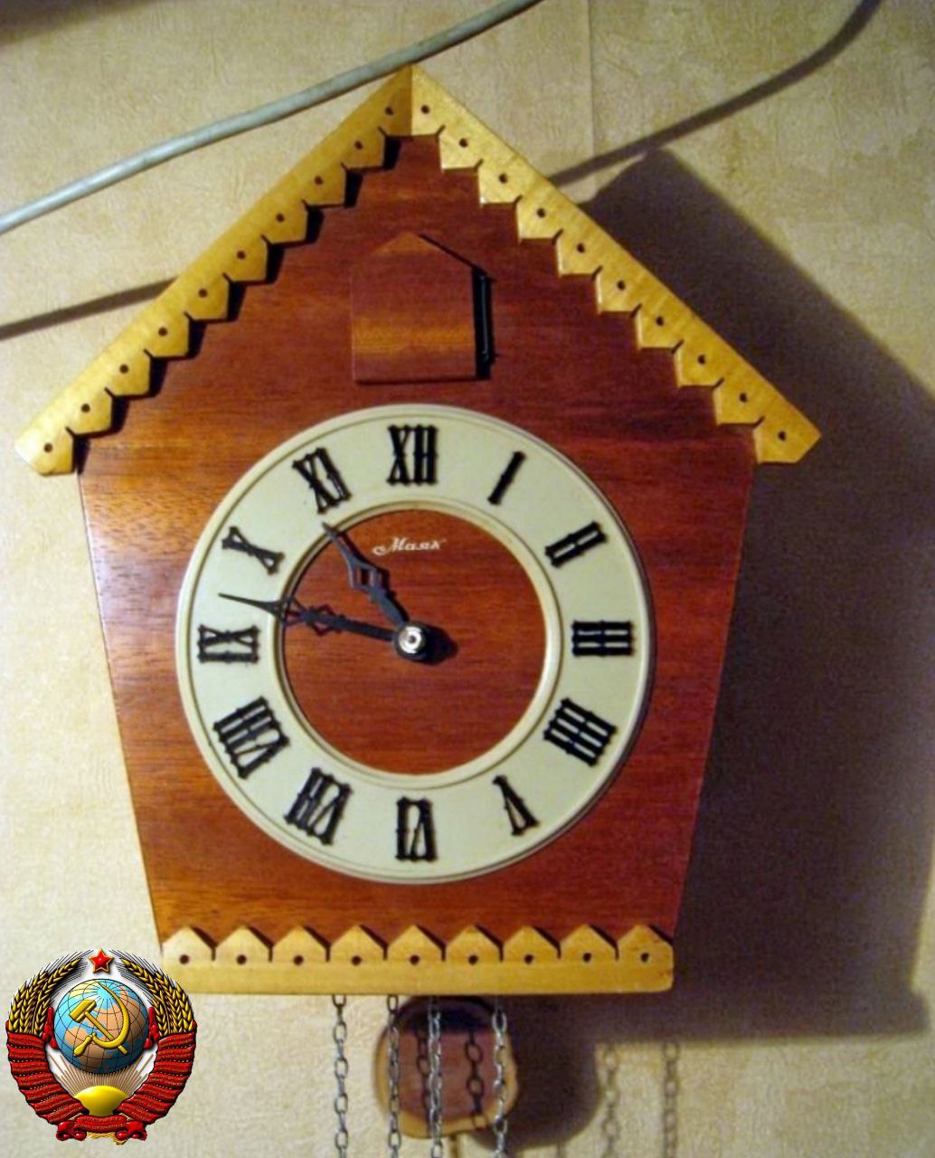 Часы с кукушкой Маяк СССР