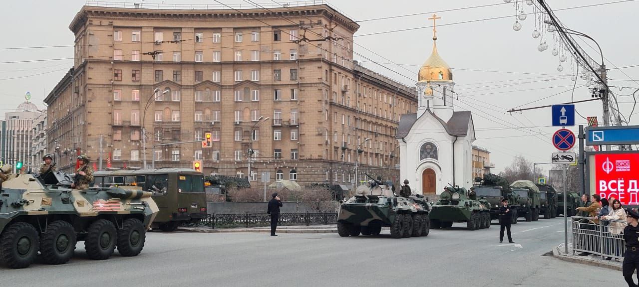 На время репетиций парада в Новосибирске перекроют улицы. Какие и когда?