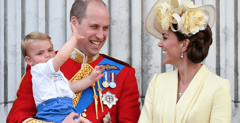 Принц Луи дебютировал на королевском военном параде