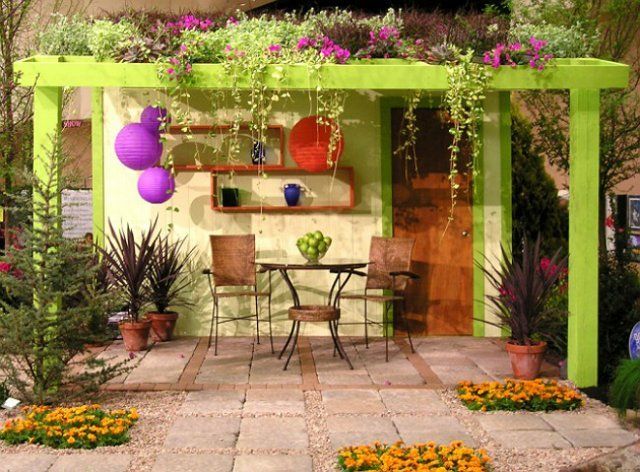 Красивые и простые садовые беседки архитектура,дача,дизайн участка,сад и огород