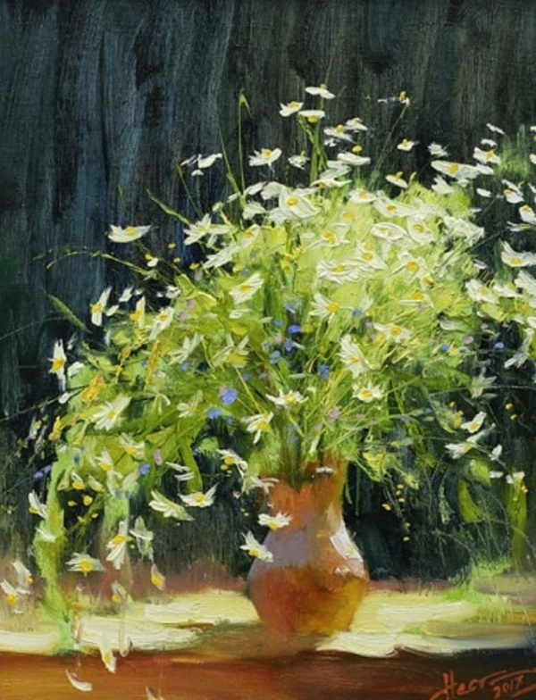 Художник Степан Нестерчук. Есть тоска весёлая в алостях зари 