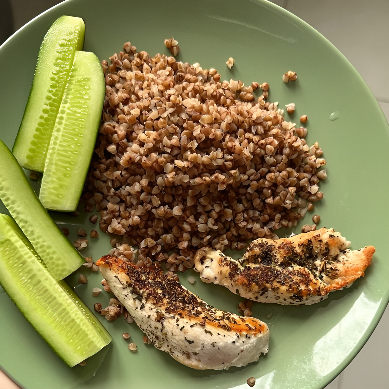 Курица с гречкой