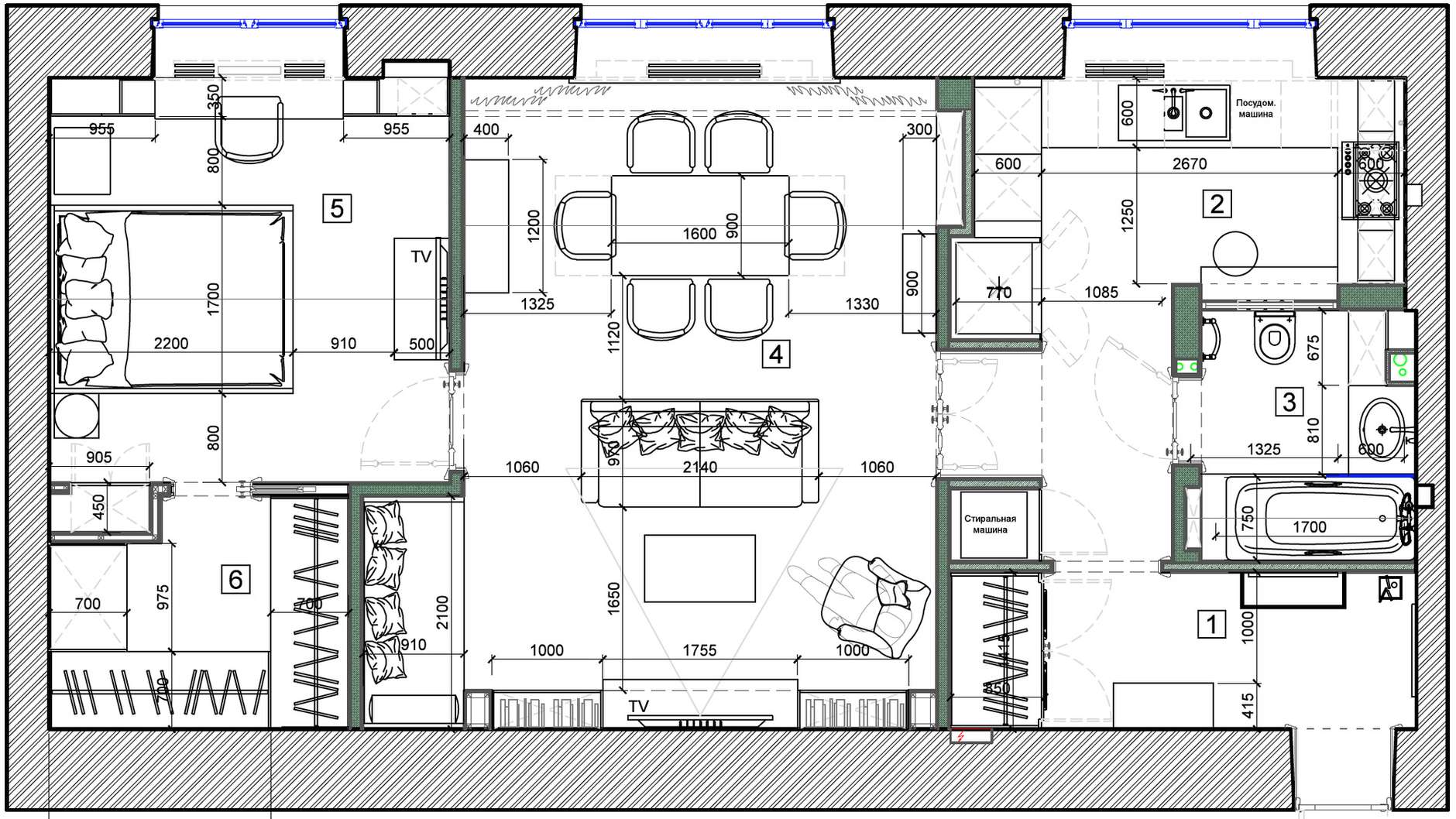 Интерьер недели: двушка с удобной планировкой в сталинке Интерьер недели: двушка с удобной планировкой в сталинке идеи для дома,интерьер и дизайн,планировка,ремонт