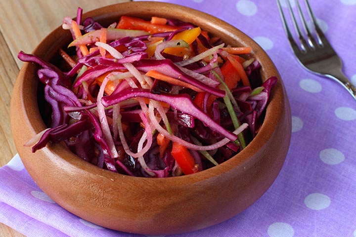 как приготовить салат из красной капусты