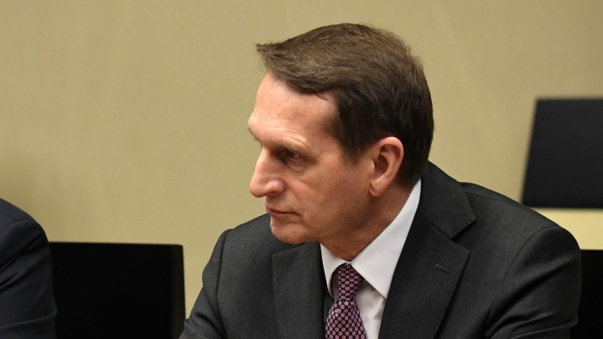 Нарышкин выразил гордость за пребывание в санкционных списках