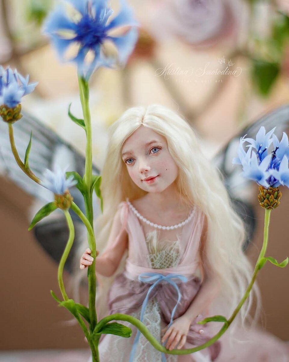 Это нужно увидеть- ожившая сказка! Волшебные куклы и цветы Кристины Смородиной реалистичные, просто, цветы, мастерица, очень, которые, холодного, фарфора, работы, Смородина, только, создает, детства, Каждая, легко, букетом, живым, спутать, можно, настолько