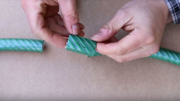 Как отремонтировать протекающий садовый шланг Как отремонтировать протекающий садовый шланг