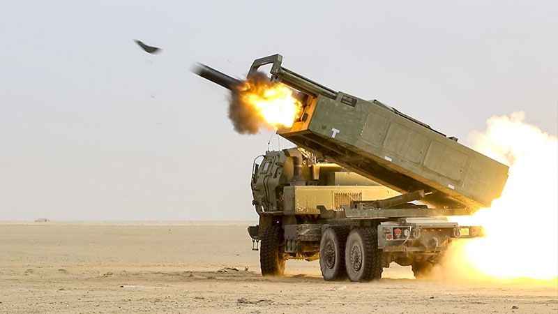 Снаряды американских РСЗО HIMARS не сложная цель для российских средств ПВО