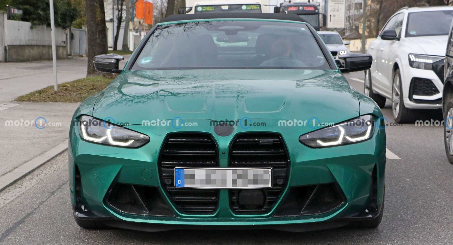 Кабриолет BMW M4 2022 года вышел на тесты без камуфляжа