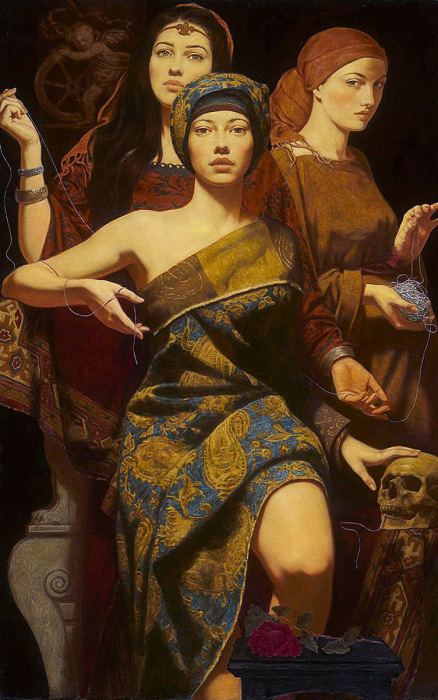 Восточная сказка и современность: Картины в стиле магический реализм живопись