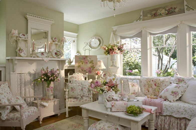 Шторы в стиле прованс Шторы в стиле прованс интерьер и дизайн