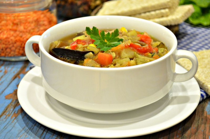 рецепты овощных супов