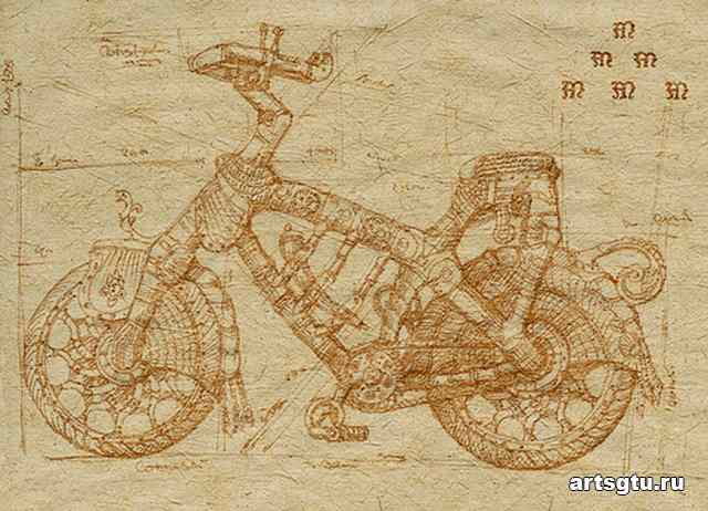 Средневековый Велосипед из Шато-Гайар