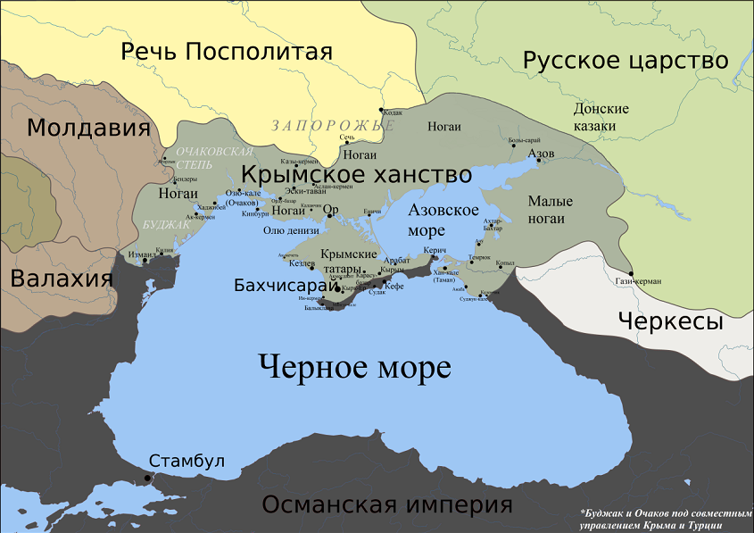 Крымское ханство и его соседи в 1600 году