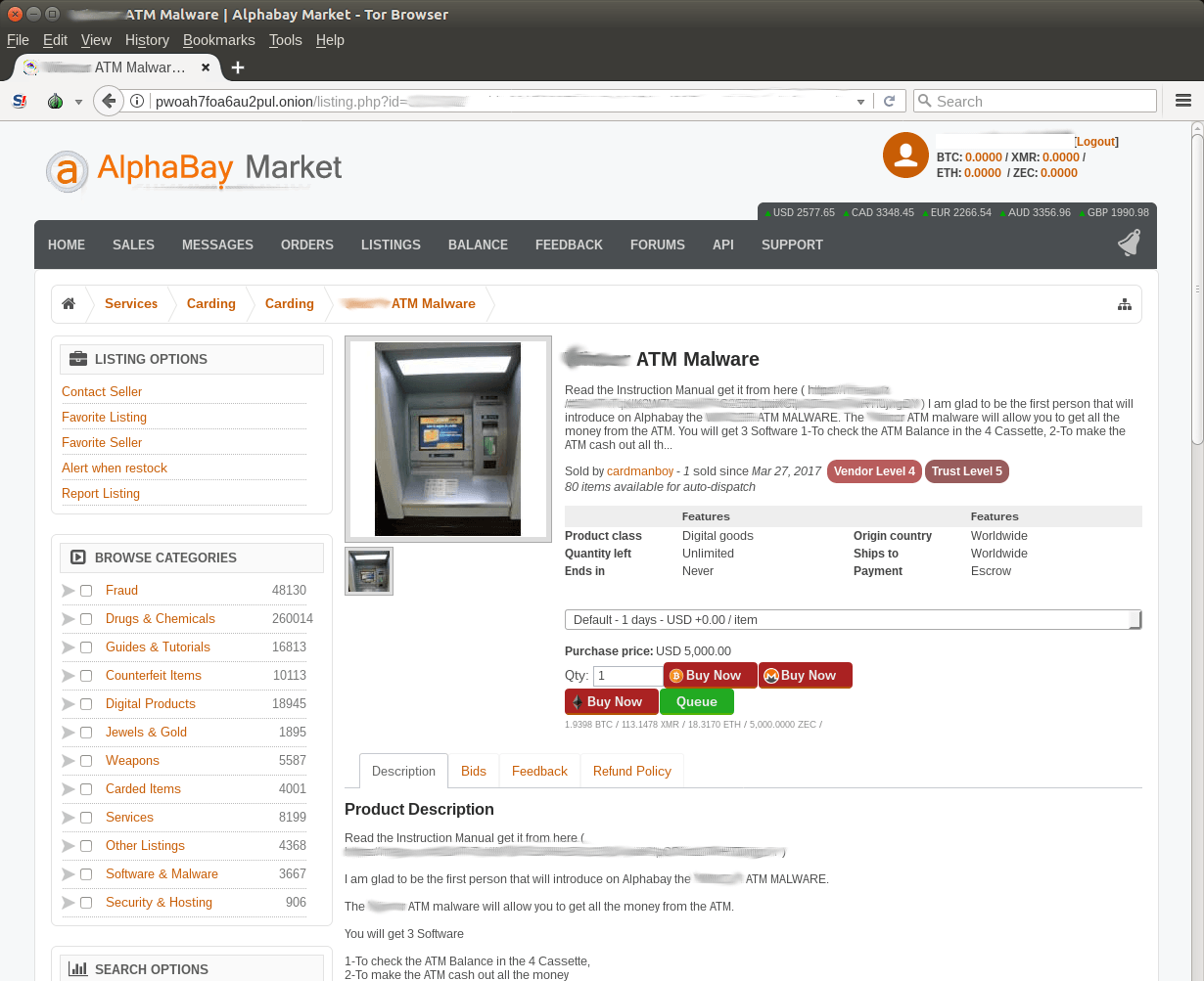 World Market Darknet