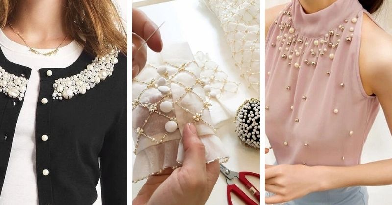 Модный приём: одежда, расшитая бусинами, бисером и стразами