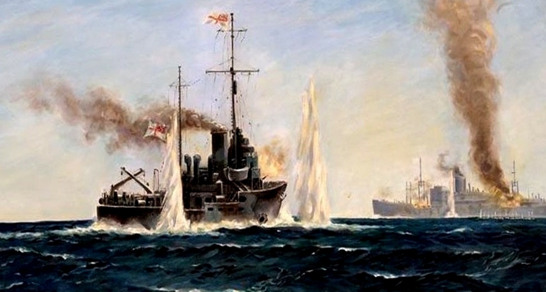 Как японские крейсеры получили жестокий отпор со стороны британских моряков? Как японские крейсеры получили жестокий отпор со стороны британских моряков? вмф,история