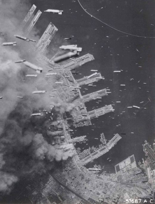 Бомбардировка японского города Кобе, 1945 год история, события, фото