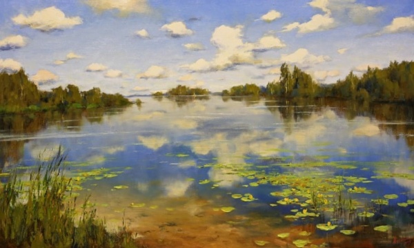 Художник Степан Нестерчук. Есть тоска весёлая в алостях зари 