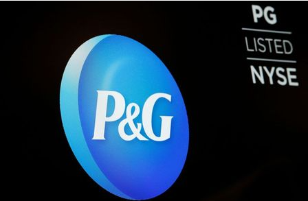 The logo for Procter & Gamble Co. is displayed on a screen on the floor of the New York Stock Exchange (NYSE) in New York, U.S., June 27, 2018. REUTERS/Brendan McDermid