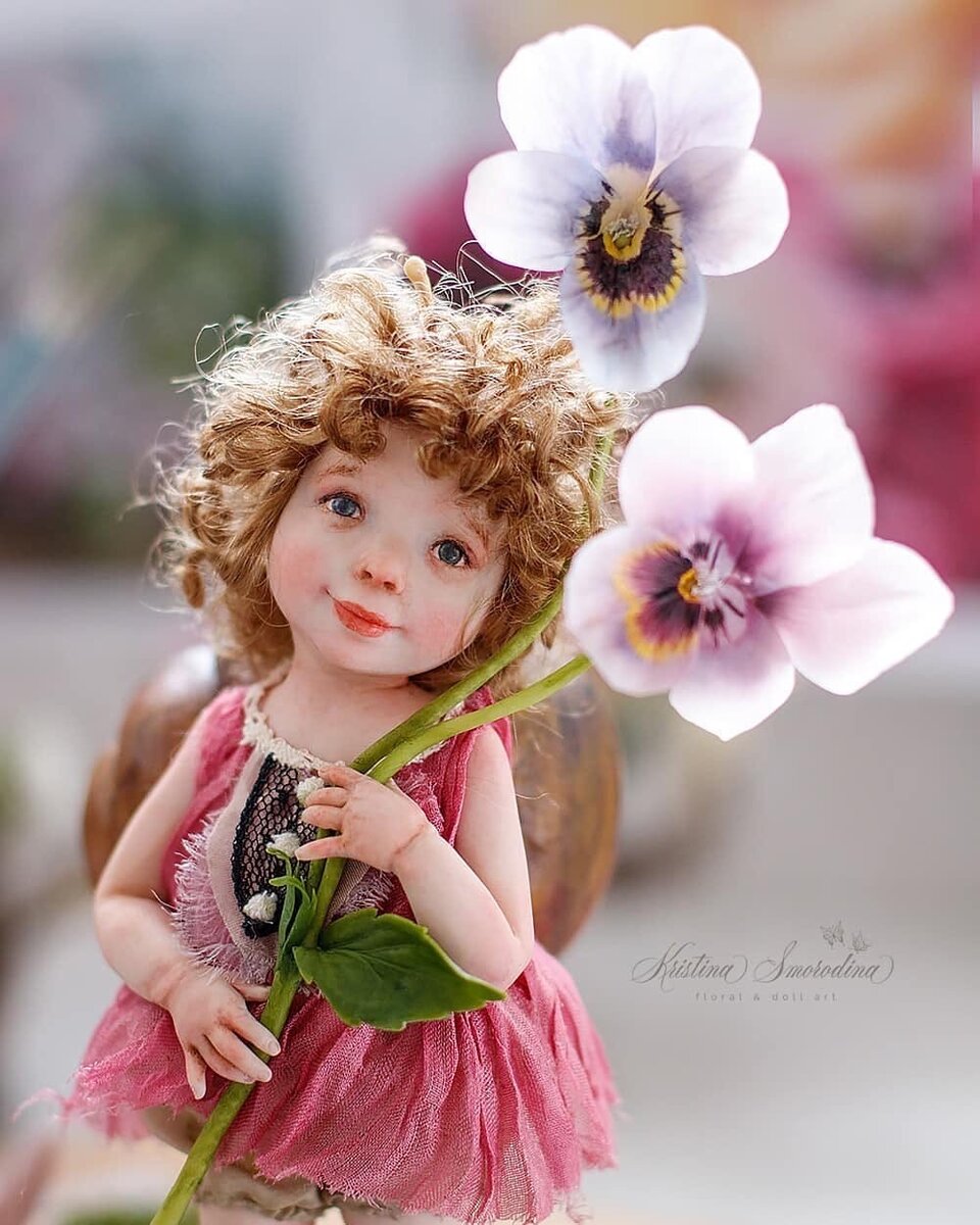 Это нужно увидеть- ожившая сказка! Волшебные куклы и цветы Кристины Смородиной реалистичные, просто, цветы, мастерица, очень, которые, холодного, фарфора, работы, Смородина, только, создает, детства, Каждая, легко, букетом, живым, спутать, можно, настолько