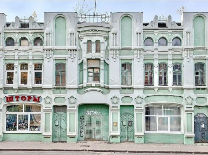 Как крестьянин из Нижнего Новгорода смог построить помпезный дом в стиле модерн архитектура,модерн,особняки