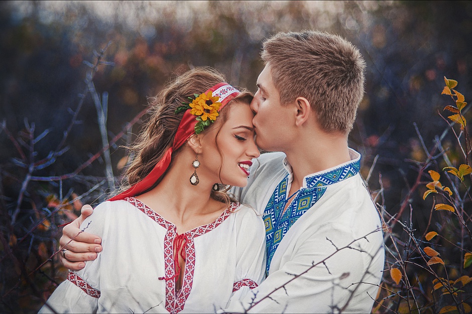 Красивая украинская пара