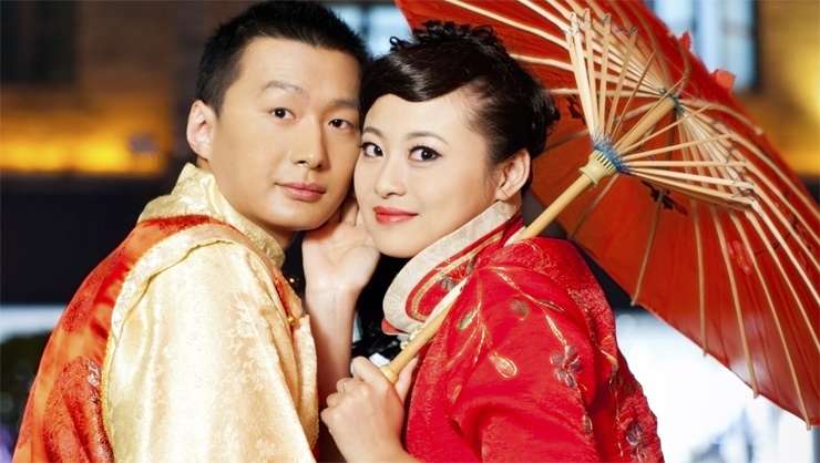 мужчина и женщина Китай