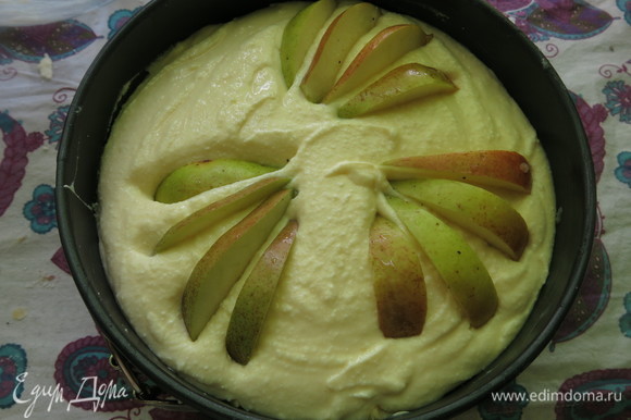 Сырник с грушами выпечка,кулинария,сладкая выпечка