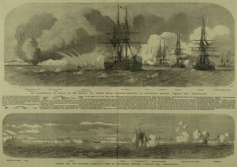 Крымская война. Удар по Одессе история