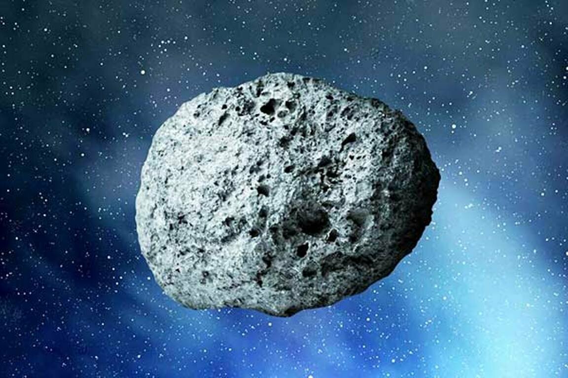 А вот так выглядит классический астероид. 