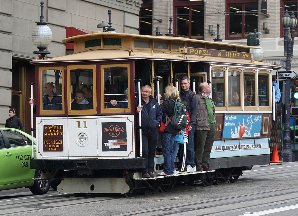 Сан-Франциско: по канатке на трамвае
