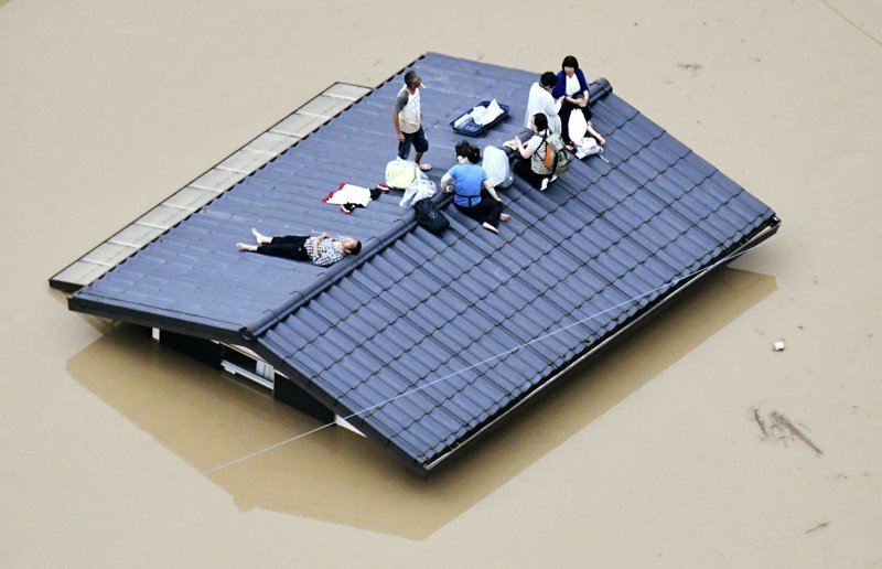 Апокалипсис наяву: Япония после наводнения #KURASHIKI, #Okayama, #hiroshima, ynews, наводнение, стихия, япония