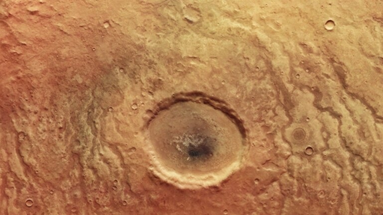 «Глаз Сахары» обнаружили на Марсе