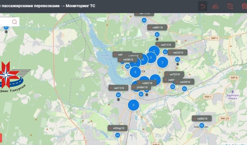 За передвижением перевозчиков смогут наблюдать жители Удмуртии в режиме онлайн
