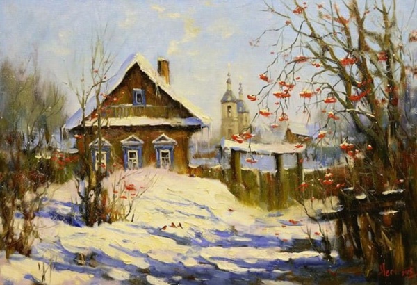 Художник Степан Нестерчук. Есть тоска весёлая в алостях зари 