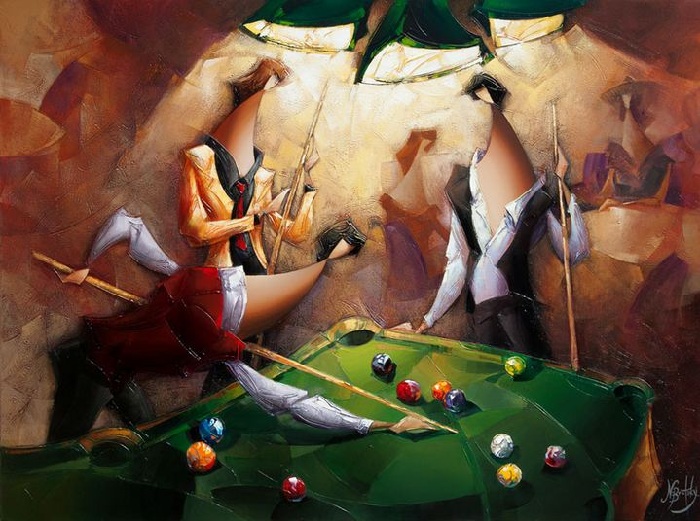 Стильная живопись от Nathanа Brutsky.