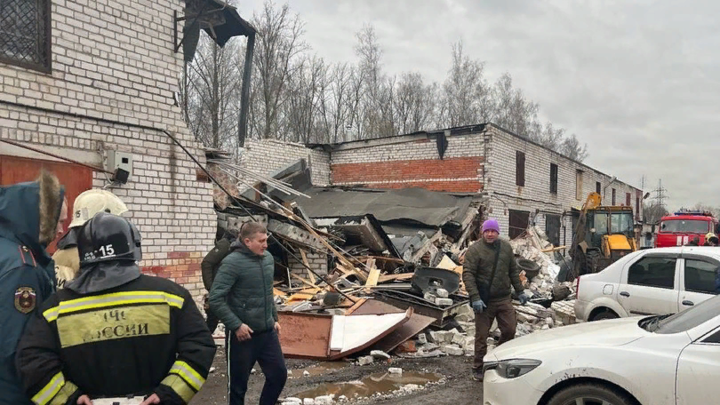 В Подольске закончили разбор завалов в гаражах после взрыва газа